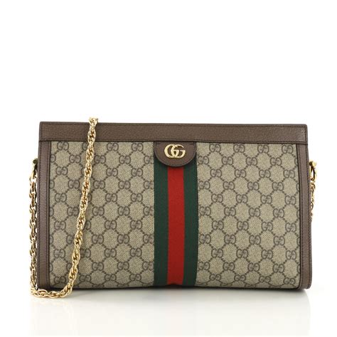 gucci shoulder bag chain|gucci ophidia chain bag.